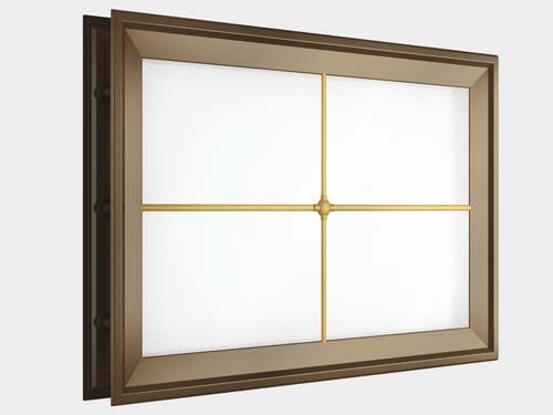 Окно с раскладкой «крест»
